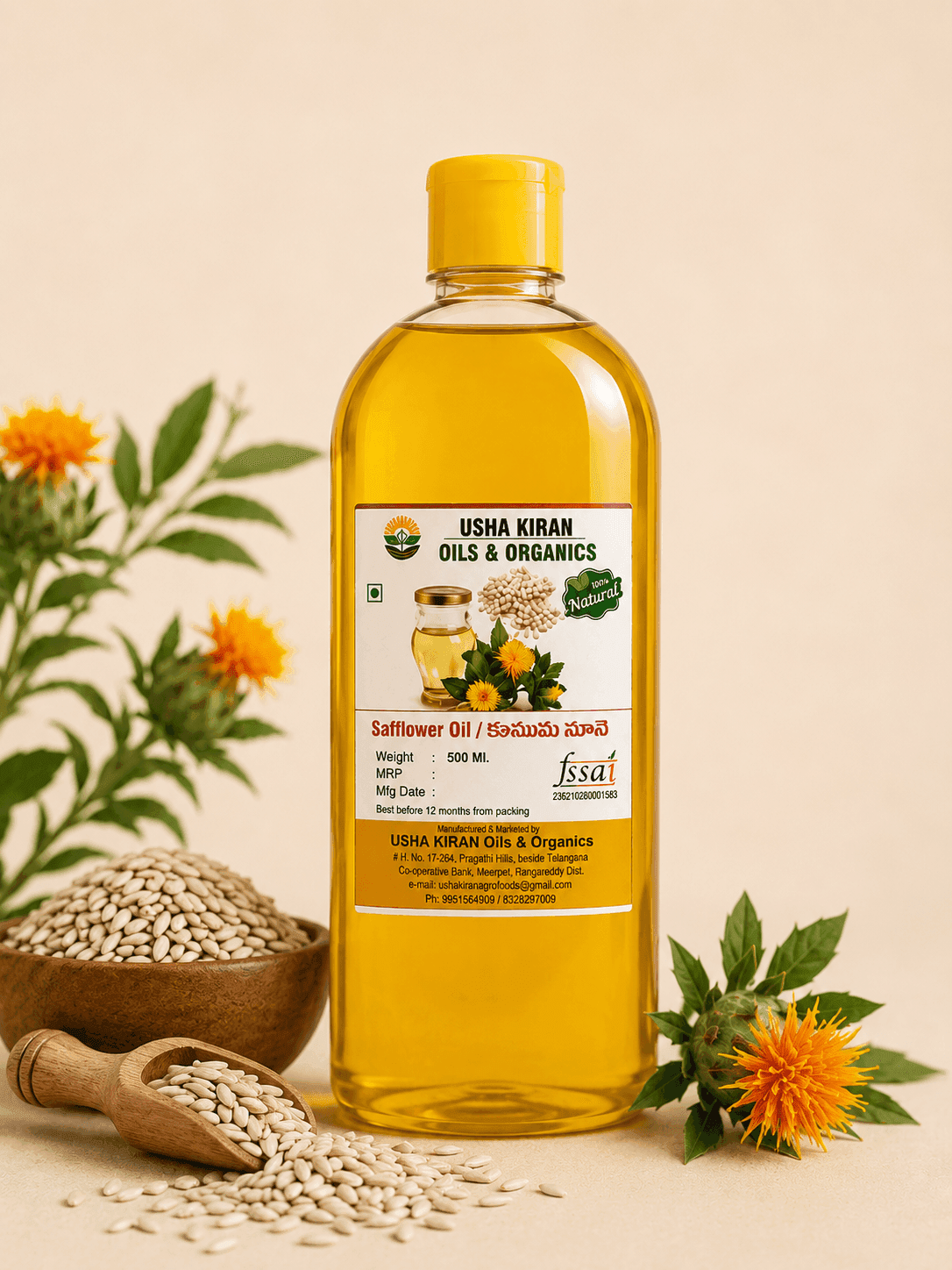 కుసుమ నూనె — 500 ml