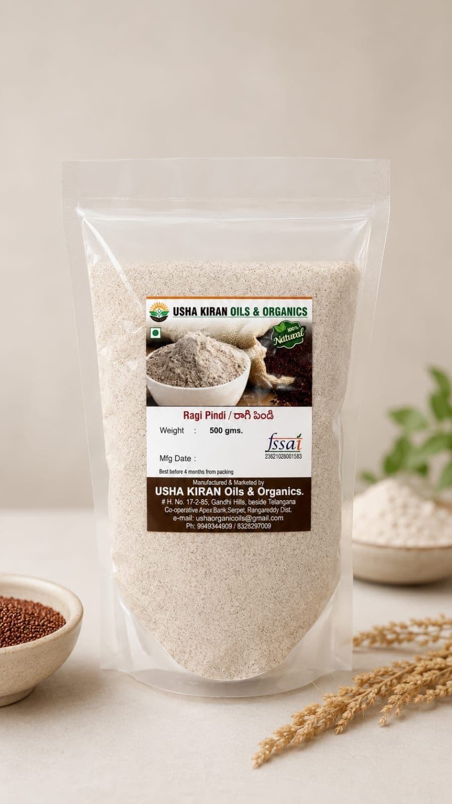 Ragi Flour — 500 gm